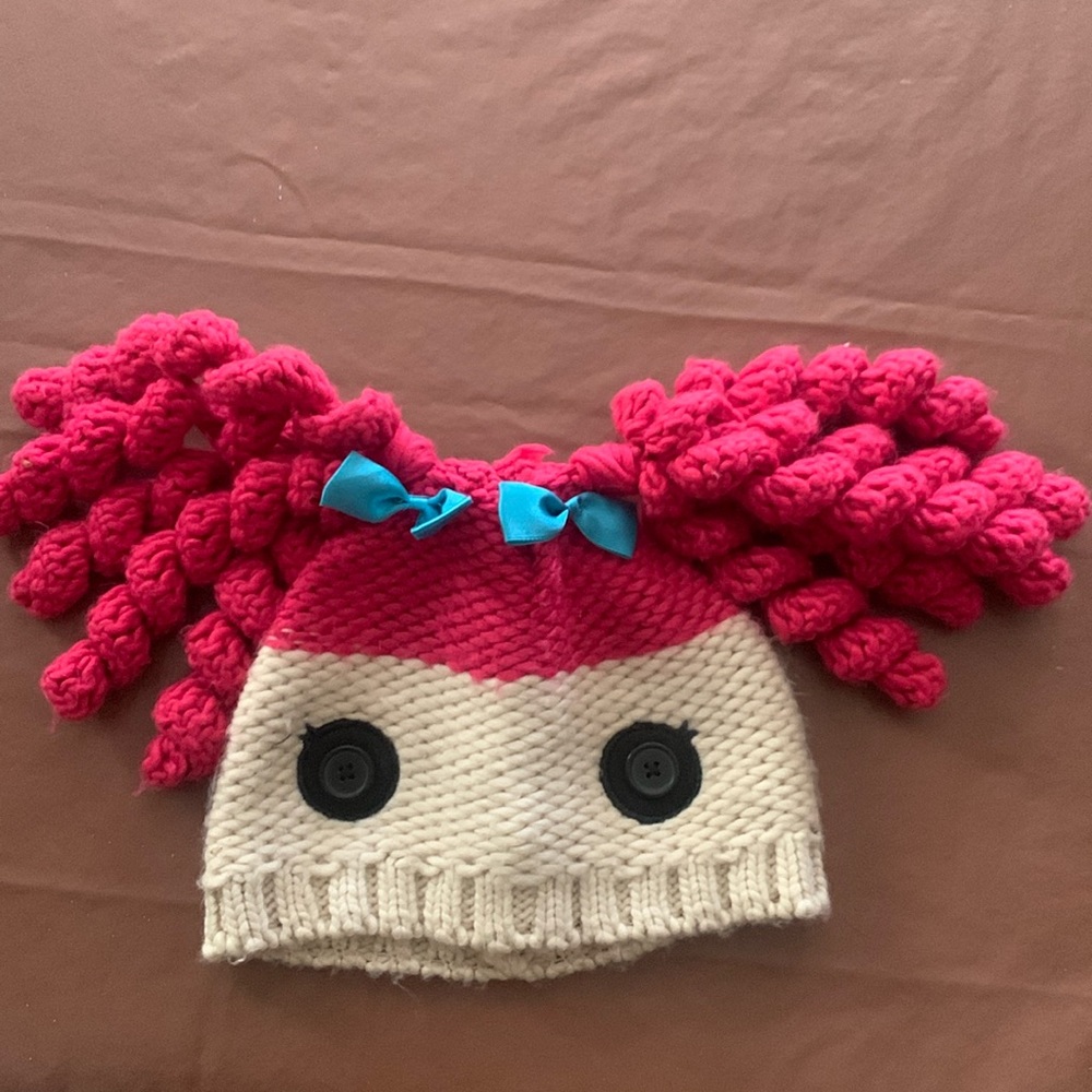 Lalaloopsy Crochet Hair Knit Hat one size